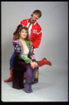 Actors Bernadette Peters and Christopher D'Amboise from the Broadway production of the musical "Song and Dance." (New York)