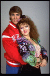 Actors Bernadette Peters and Christopher D'Amboise from the Broadway production of the musical "Song and Dance." (New York)