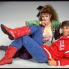 Actors Bernadette Peters and Christopher D'Amboise from the Broadway production of the musical "Song and Dance." (New York)