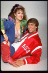 Actors Bernadette Peters and Christopher D'Amboise from the Broadway production of the musical "Song and Dance." (New York)