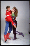 Actors Bernadette Peters and Christopher D'Amboise from the Broadway production of the musical "Song and Dance." (New York)