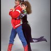 Actors Bernadette Peters and Christopher D'Amboise from the Broadway production of the musical "Song and Dance." (New York)