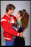 Actors Bernadette Peters and Christopher D'Amboise from the Broadway production of the musical "Song and Dance." (New York)