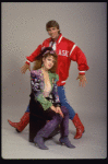 Actors Bernadette Peters and Christopher D'Amboise from the Broadway production of the musical "Song and Dance." (New York)