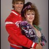 Actors Bernadette Peters and Christopher D'Amboise from the Broadway production of the musical "Song and Dance." (New York)