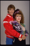 Actors Bernadette Peters and Christopher D'Amboise from the Broadway production of the musical "Song and Dance." (New York)