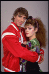 Actors Bernadette Peters and Christopher D'Amboise from the Broadway production of the musical "Song and Dance." (New York)