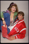 Actors Bernadette Peters and Christopher D'Amboise from the Broadway production of the musical "Song and Dance." (New York)