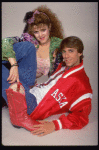 Actors Bernadette Peters and Christopher D'Amboise from the Broadway production of the musical "Song and Dance." (New York)