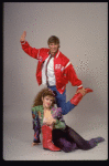 Actors Bernadette Peters and Christopher D'Amboise from the Broadway production of the musical "Song and Dance." (New York)