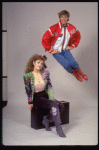 Actors Bernadette Peters and Christopher D'Amboise from the Broadway production of the musical "Song and Dance." (New York)