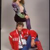 Actors Bernadette Peters and Christopher D'Amboise from the Broadway production of the musical "Song and Dance." (New York)
