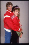 Actors Bernadette Peters and Christopher D'Amboise from the Broadway production of the musical "Song and Dance." (New York)