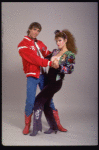 Actors Bernadette Peters and Christopher D'Amboise from the Broadway production of the musical "Song and Dance." (New York)