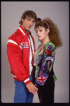 Actors Bernadette Peters and Christopher D'Amboise from the Broadway production of the musical "Song and Dance." (New York)