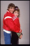 Actors Bernadette Peters and Christopher D'Amboise from the Broadway production of the musical "Song and Dance." (New York)