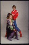 Actors Bernadette Peters and Christopher D'Amboise from the Broadway production of the musical "Song and Dance." (New York)