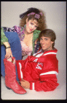 Actors Bernadette Peters and Christopher D'Amboise from the Broadway production of the musical "Song and Dance." (New York)