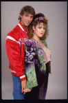 Actors Bernadette Peters and Christopher D'Amboise from the Broadway production of the musical "Song and Dance." (New York)