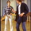 L-R) Dancer Christopher D'Amboise and choreographer Peter Martins at rehearsal for the Broadway production of the musical "Song and Dance." (New York)