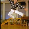 Dancer Christopher D'Amboise at rehearsal for the Broadway production of the musical "Song and Dance." (New York)