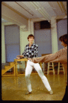 Dancer Christopher D'Amboise at rehearsal for the Broadway production of the musical "Song and Dance." (New York)