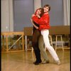 Brother/sister dancers Christopher and Charlotte D'Amboise at rehearsal for the Broadway production of the musical "Song and Dance." (New York)