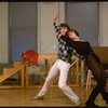 Brother/sister dancers Christopher and Charlotte D'Amboise at rehearsal for the Broadway production of the musical "Song and Dance." (New York)