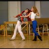 Dancers Christopher D'Amboise and Mary Ann Lamb at rehearsal for the Broadway production of the musical "Song and Dance." (New York)