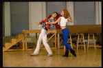 Dancers Christopher D'Amboise and Mary Ann Lamb at rehearsal for the Broadway production of the musical "Song and Dance." (New York)