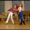 Dancers Christopher D'Amboise and Mary Ann Lamb at rehearsal for the Broadway production of the musical "Song and Dance." (New York)