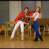 Dancers Christopher D'Amboise and Mary Ann Lamb at rehearsal for the Broadway production of the musical "Song and Dance." (New York)