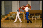 Dancers Christopher D'Amboise and Mary Ann Lamb at rehearsal for the Broadway production of the musical "Song and Dance." (New York)