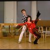 Dancers Christopher D'Amboise and Cynthia Onrubia at rehearsal for the Broadway production of the musical "Song and Dance." (New York)