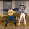 L-R) Dancers Gregg Burge and Christopher D'Amboise at rehearsal for the Broadway production of the musical "Song and Dance." (New York)