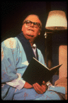 Actor Robert Morse as author Truman Capote in a scene from the Broadway production of the one-man play "Tru." (New York)
