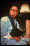 Actor Robert Morse as author Truman Capote in a scene from the Broadway production of the one-man play "Tru." (New York)