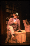 Actor Robert Morse as author Truman Capote in a scene from the Broadway production of the one-man play "Tru." (New York)