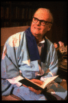 Actor Robert Morse as author Truman Capote in a scene from the Broadway production of the one-man play "Tru." (New York)