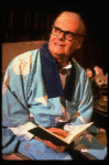 Actor Robert Morse as author Truman Capote in a scene from the Broadway production of the one-man play "Tru." (New York)