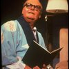 Actor Robert Morse as author Truman Capote in a scene from the Broadway production of the one-man play "Tru." (New York)