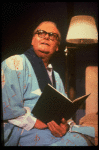 Actor Robert Morse as author Truman Capote in a scene from the Broadway production of the one-man play "Tru." (New York)