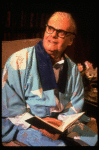 Actor Robert Morse as author Truman Capote in a scene from the Broadway production of the one-man play "Tru." (New York)