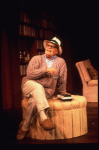 Actor Robert Morse as author Truman Capote in a scene from the Broadway production of the one-man play "Tru." (New York)