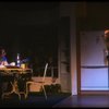 L-R) Actors Tommy Lee Jones and Peter Boyle in a scene from the New York Shakespeare Festival production of the play "True West." (New York)