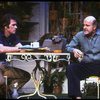 L-R) Actors Tommy Lee Jones and Peter Boyle in a scene from the New York Shakespeare Festival production of the play "True West." (New York)