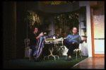 L-R) Actors Tommy Lee Jones and Peter Boyle in a scene from the New York Shakespeare Festival production of the play "True West." (New York)
