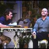 L-R) Actors Tommy Lee Jones and Peter Boyle in a scene from the New York Shakespeare Festival production of the play "True West." (New York)