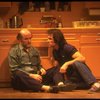 R-L) Actors Tommy Lee Jones and Peter Boyle in a scene from the New York Shakespeare Festival production of the play "True West." (New York)