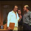 L-R) Actors Louis Zorich, Tommy Lee Jones and Peter Boyle  in a scene from the New York Shakespeare Festival production of the play "True West." (New York)